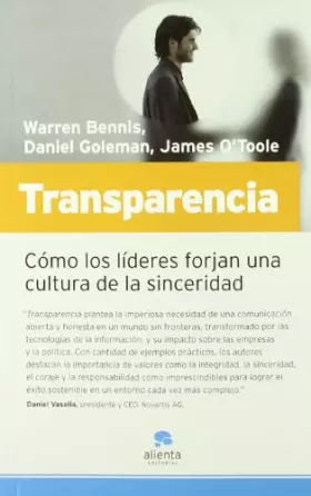 Couverture du produit · Transparencia: Cómo los líderes forjan una cultura: 1 (Narrativa Empresarial)