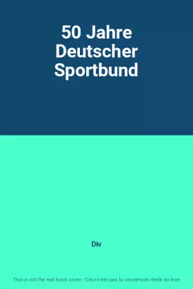 Couverture du produit · 50 Jahre Deutscher Sportbund