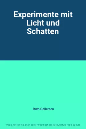 Couverture du produit · Experimente mit Licht und Schatten