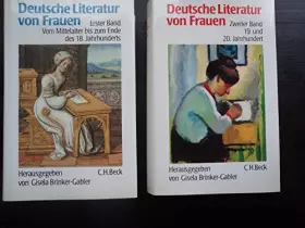 Couverture du produit · Deutsche Literatur von Frauen, 2 Bde., Bd.2, 19. und 20. Jahrhundert