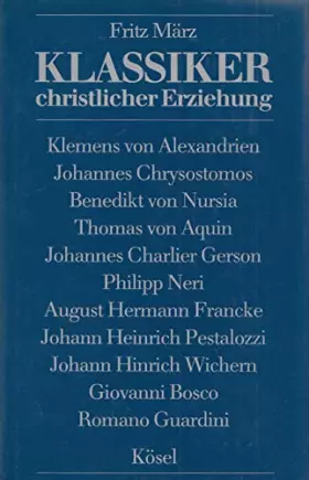 Couverture du produit · Klassiker christlicher Erziehung