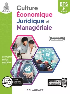 Couverture du produit · Culture économique, juridique et managériale (CEJM) 2e année BTS SAM, GPME, NDRC (2019) - Pochette élève