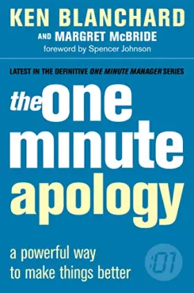 Couverture du produit · The One Minute Apology (The One Minute Manager) (The One Minute Manager)