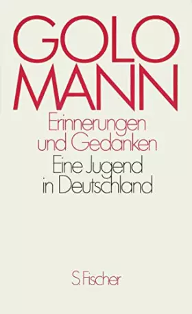 Couverture du produit · Erinnerungen und Gedanken: Eine Jugend in Deutschland