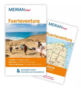 Couverture du produit · MERIAN live! Reiseführer Fuerteventura: Mit Kartenatlas im Buch und Extra-Karte zum Herausnehmen