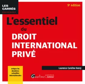 Couverture du produit · L'essentiel du droit international privé: Intègre les dernières actualités internationales