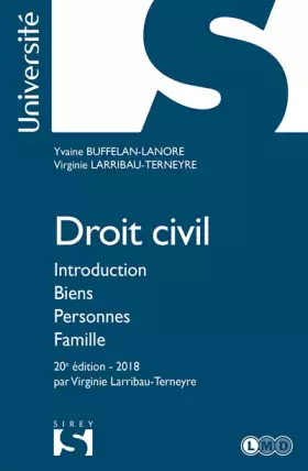 Couverture du produit · Droit civil: Introduction, biens, personnes, famille