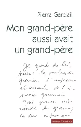 Couverture du produit · Mon grand-père aussi avait un grand-père