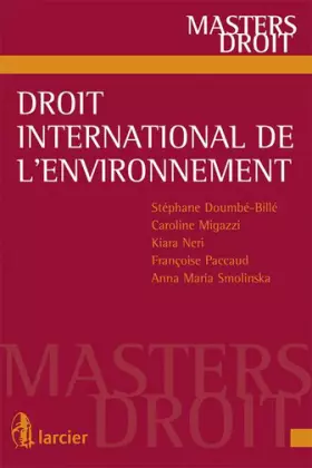 Couverture du produit · Droit international de l'environnement