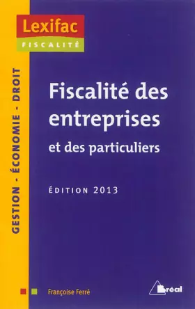 Couverture du produit · Fiscalité des entreprises et des particuliers