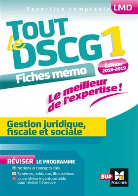 Couverture du produit · Tout le DSCG 1 - Gestion juridique fiscale et sociale - Entrainement et révision - 2e édition