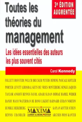Couverture du produit · Toutes les théories du management