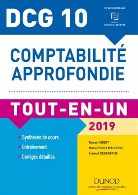 Couverture du produit · DCG 10 - Comptabilité approfondie - 2019 - Tout-en-Un