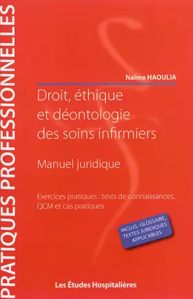 Couverture du produit · Droit, éthique et déontologie des soins infirmiers