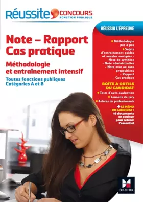 Couverture du produit · Réussite Concours Note-Rapport-Cas pratique