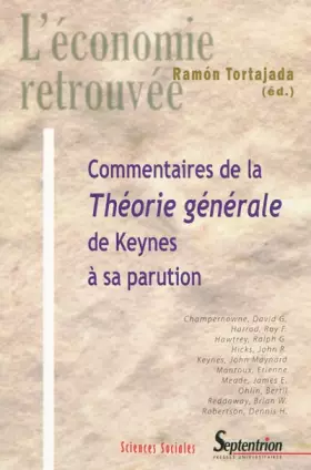 Couverture du produit · Commentaires de la Théorie générale de Keynes à sa parution