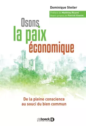 Couverture du produit · Osons la paix économique: De la pleine conscience au souci du bien commun