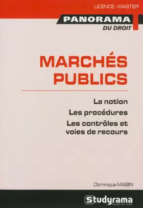 Couverture du produit · Marchés publics