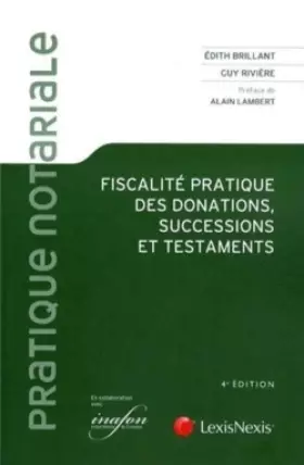 Couverture du produit · Fiscalité pratique des donations, successions et testaments