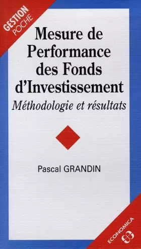 Couverture du produit · Mesure de performance des fonds d'investissement