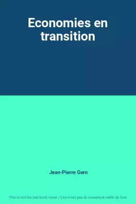 Couverture du produit · Economies en transition