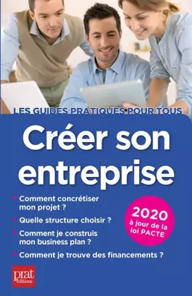 Couverture du produit · Créer son entreprise 2020: A jour de la loi PACTE