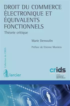 Couverture du produit · Droit du commerce électronique et équivalents fonctionnels