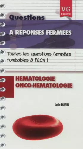 Couverture du produit · Hématologie onco-hématologie