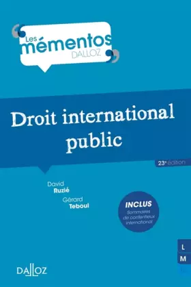 Couverture du produit · Droit international public - 23e éd.