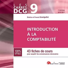 Couverture du produit · Introduction à la comptabilité : 43 fiches de cours
