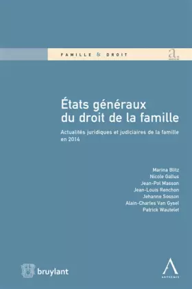 Couverture du produit · États généraux du droit de la famille