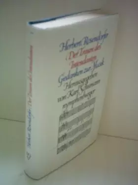 Couverture du produit · Der Traum des Intendanten: Gedanken zur Musik: Gedanken zur Musik. Hrsg. v. Karl Schumann
