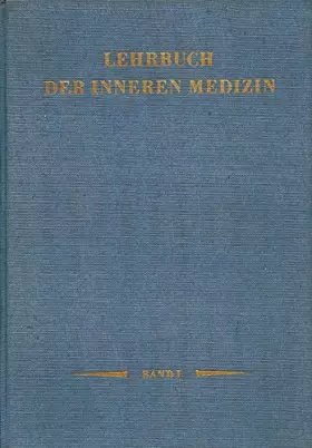 Couverture du produit · Lehrbuch der Inneren Medizin Band 1