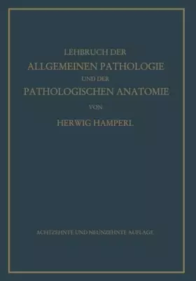 Couverture du produit · Lehrbuch der allgemeinen Pathologie und der pathologischen Anatomie (German Edition)