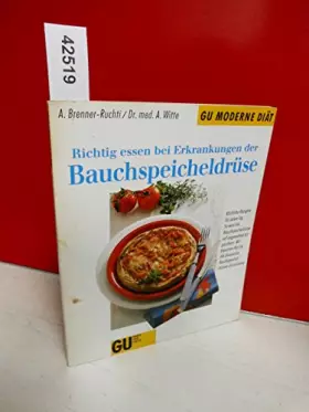 Couverture du produit · Richtig essen bei Erkrankungen der Bauchspeicheldrüse