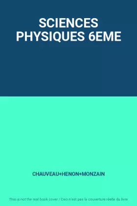 Couverture du produit · SCIENCES PHYSIQUES 6EME