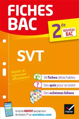 Couverture du produit · Fiches bac SVT 2de: nouveau programme de Seconde