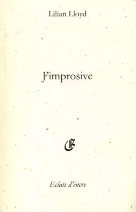 Couverture du produit · J'improsive