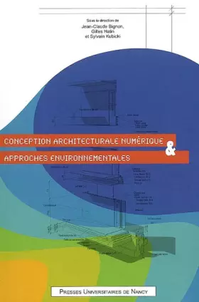 Couverture du produit · Conception architecturale numérique et approches environnementales