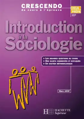 Couverture du produit · Introduction à la sociologie
