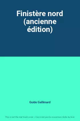 Couverture du produit · Finistère nord (ancienne édition)