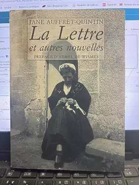 Couverture du produit · La lettre et autres nouvelles Préface d'Armel de Wismes