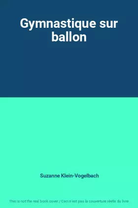 Couverture du produit · Gymnastique sur ballon