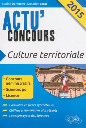 Couverture du produit · Culture Territoriale 2015