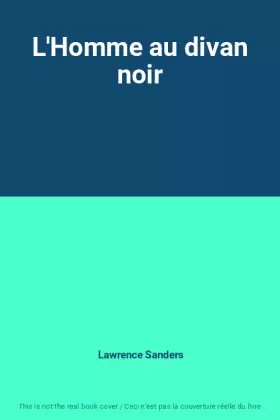 Couverture du produit · L'Homme au divan noir