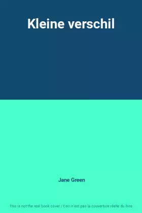 Couverture du produit · Kleine verschil