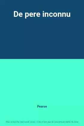 Couverture du produit · De pere inconnu