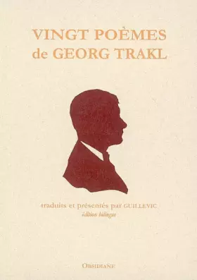 Couverture du produit · Vingt poèmes de Georg Trakl
