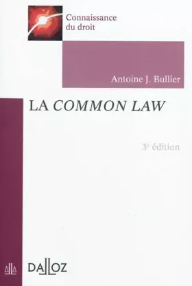 Couverture du produit · La common law - 3e éd.: Connaissance du droit