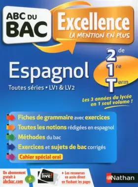 Couverture du produit · Espagnol Toutes séries LV1 & LV2 2de, 1re, Tle